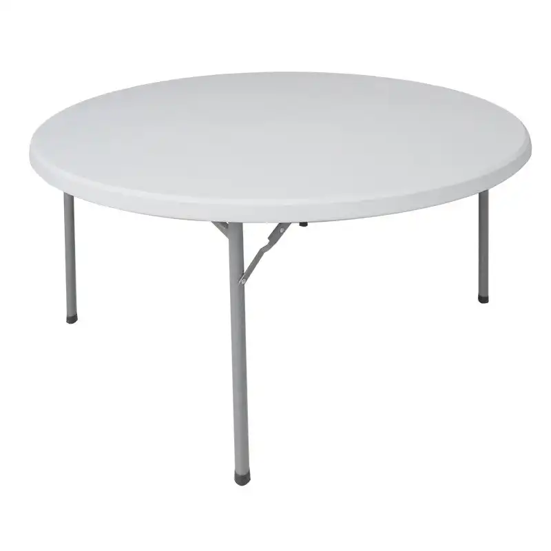 Τραπέζι μονοκόμματο catering-συνεδρίου Comfort  λευκό στρόγγυλο Φ152x74εκ